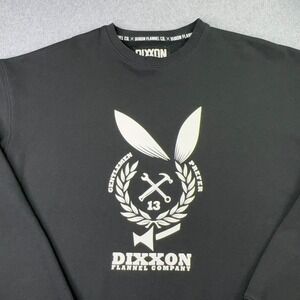 Dixxon Flannel Co X Gentlemen Prefer Sweatshirt Mens XL Black Crewneck Fleece